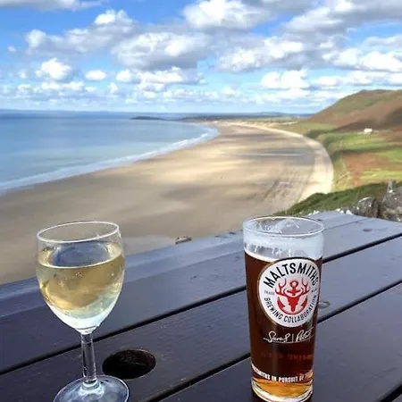 Rhossili'S Retreat - Aonb - Gower Rural Sleeps Up To 6 Villa Swansea Exterior photo