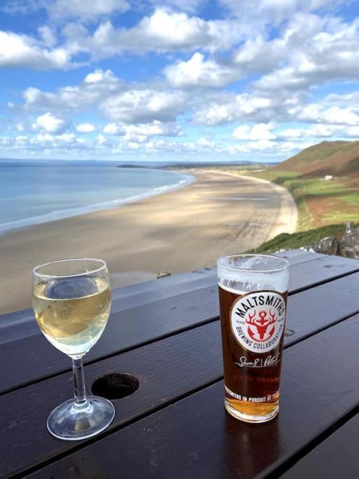 Rhossili's Retreat - Aonb - Gower Rural Sleeps Up To 6 Vakantiehuis *